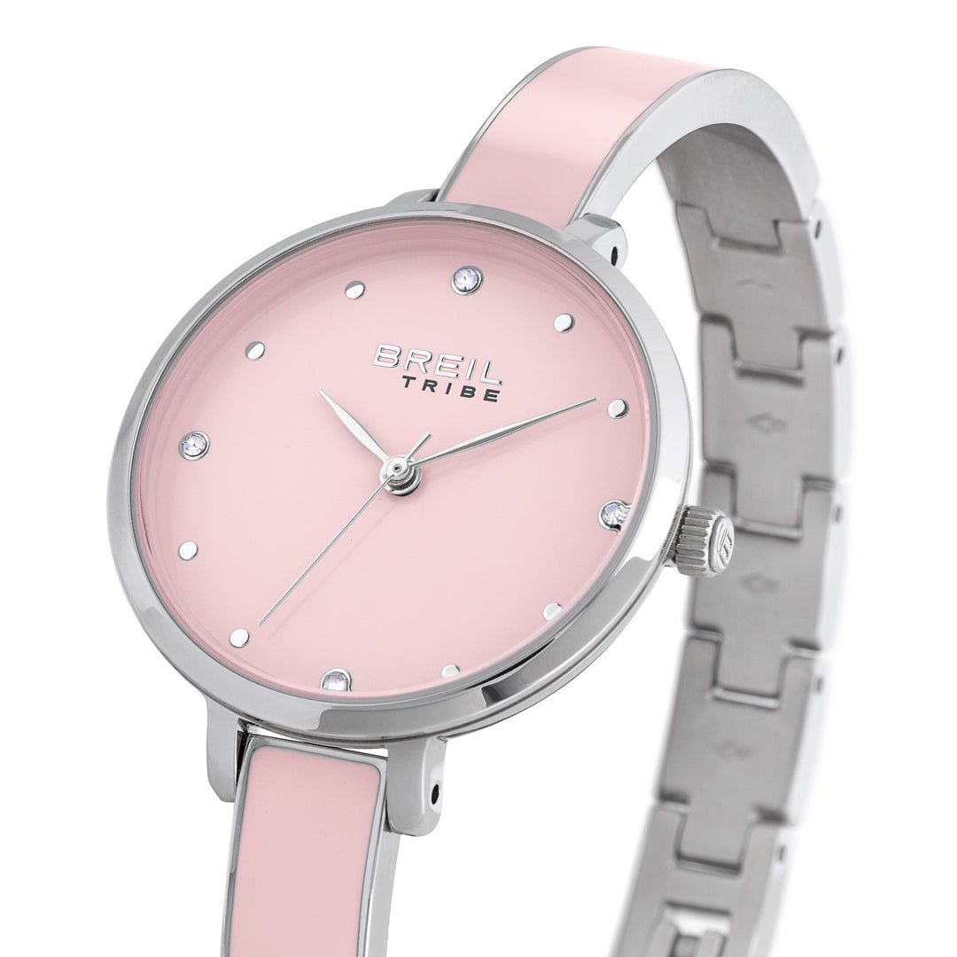Breil orologio Sorbet Time 30 mm rosa quarzo acciaio EW0829