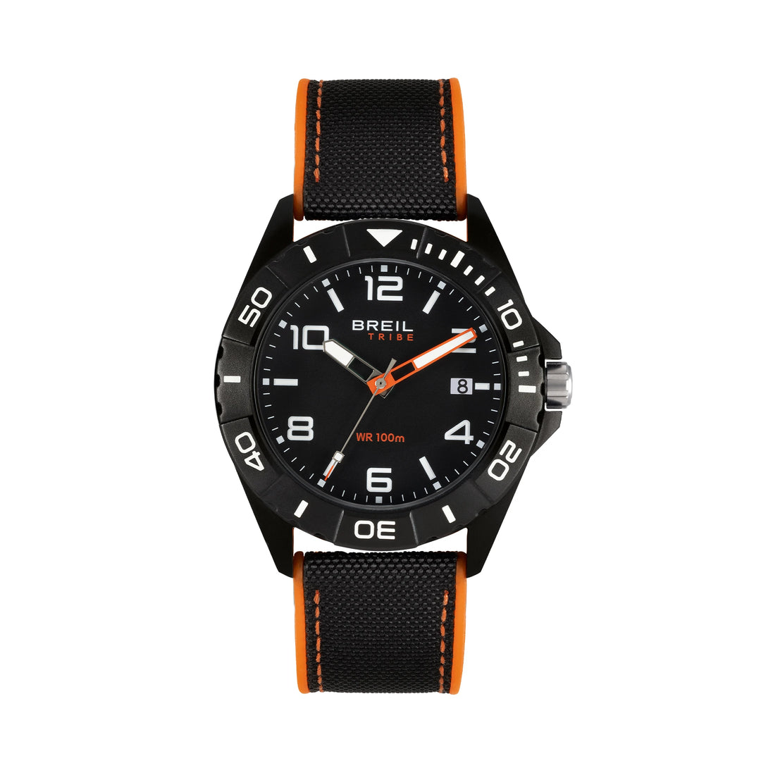 Breil orologio Black Horizon 42mm nero quarzo acciaio finitura PVD nero EW0835
