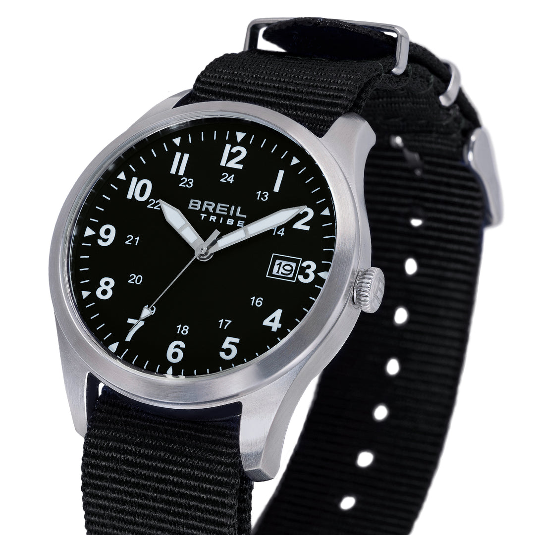 Breil orologio Recon 39mm nero quarzo acciaio EW0841