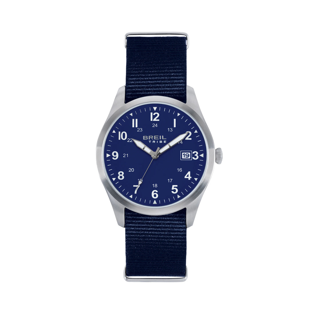 Breil orologio Recon 39mm blu quarzo acciaio EW0842