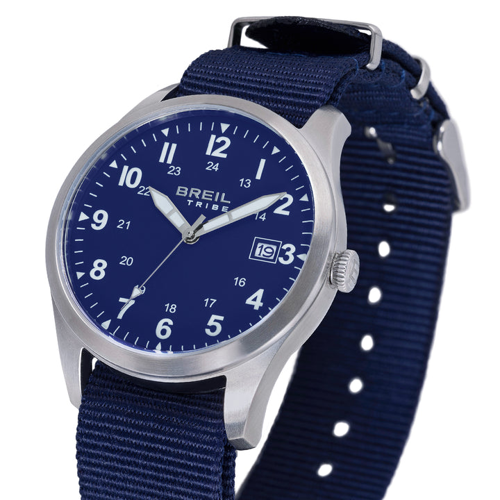 Breil orologio Recon 39mm blu quarzo acciaio EW0842