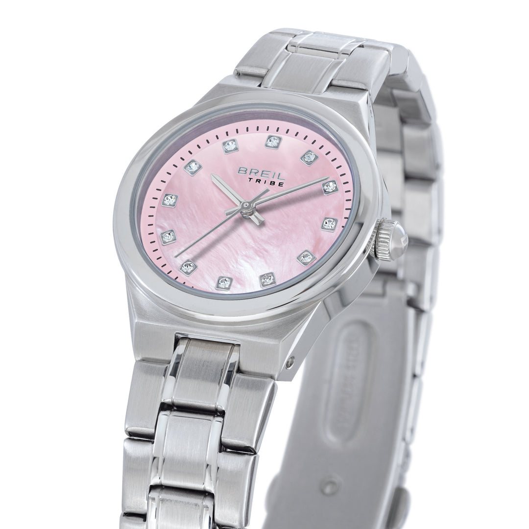 Breil orologio Fiji 30mm rosa quarzo acciaio EW0853