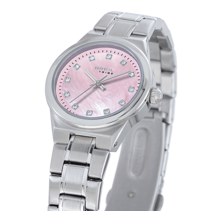 Breil orologio Fiji 30mm rosa quarzo acciaio EW0853