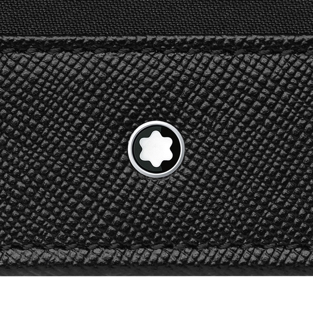 Montblanc porta biglietti da visita triplo Sartorial Jet nero 118399