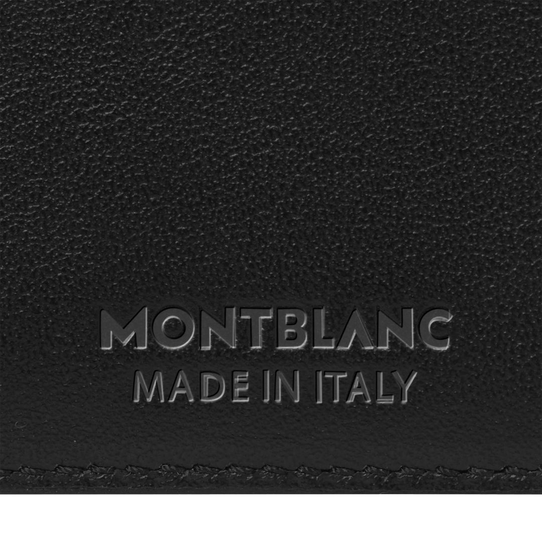 Montblanc portafoglio 6cc con porta carte rimovibile 131250
