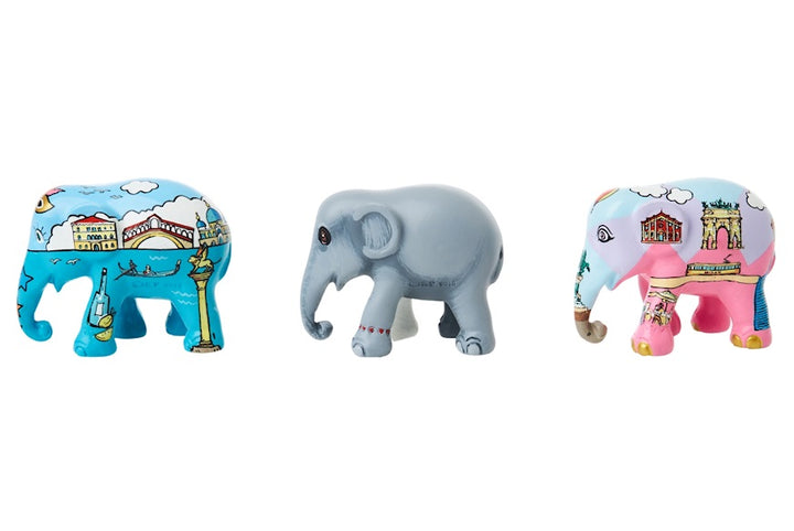 Elephant Parade multipack elefanti Bella Italia - Venice + Mosha Loves Italia + Milan