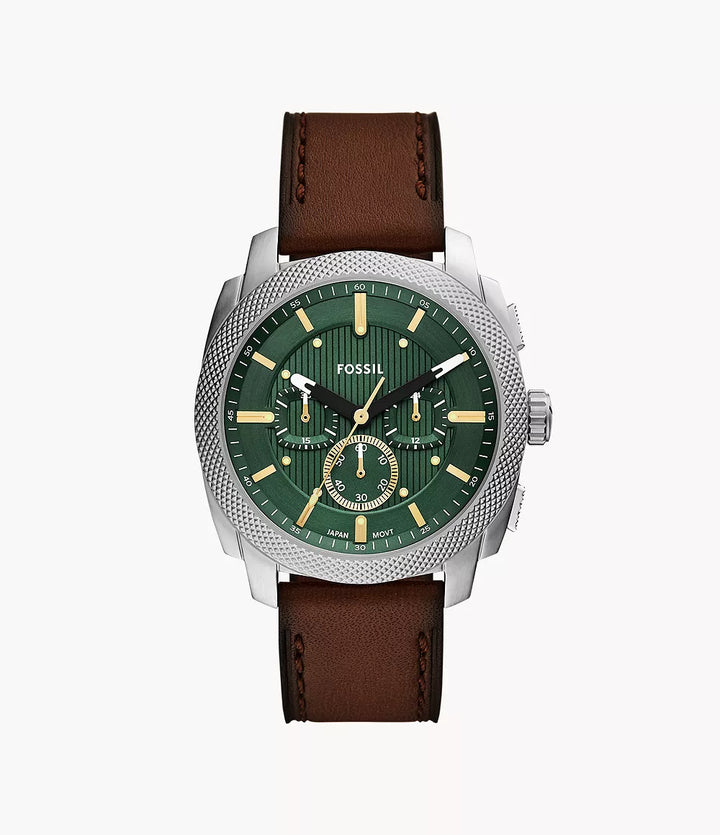 Fossil orologio Machine Chrono 44mm verde quarzo acciaio FS6100