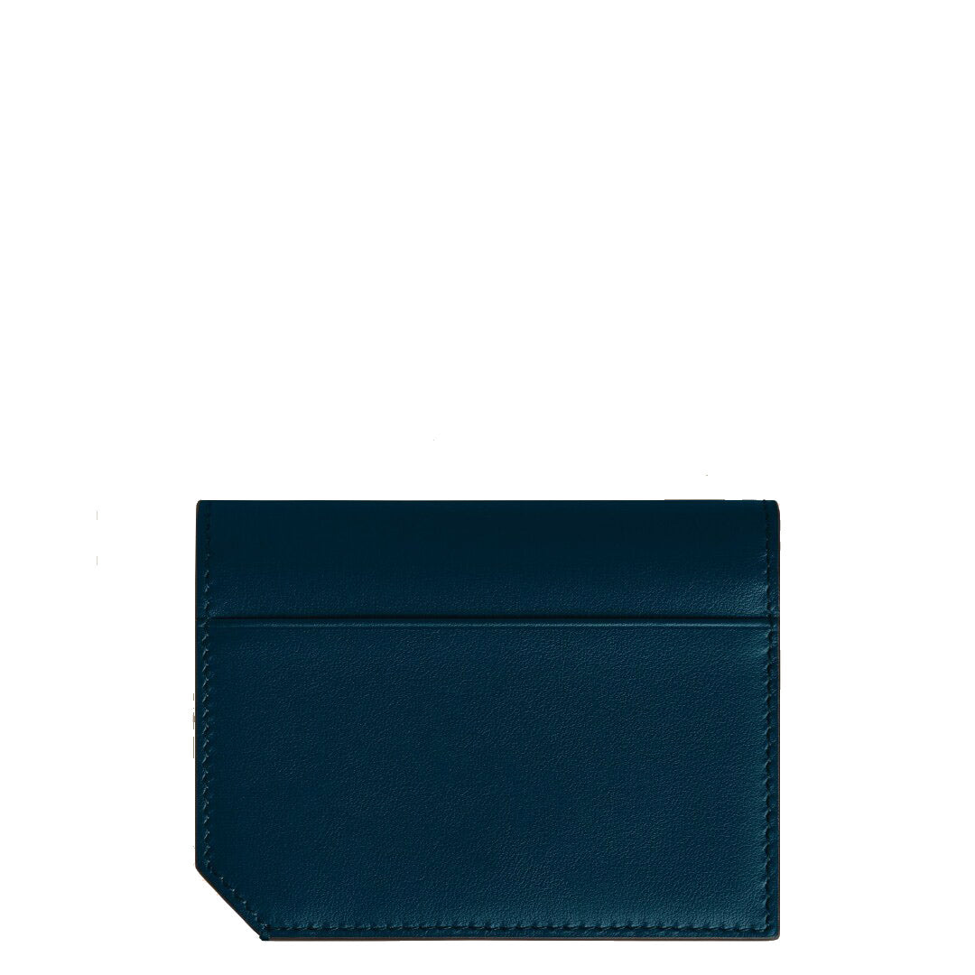 Montblanc portafoglio mini 4 scomparti Soft blu legion 198747