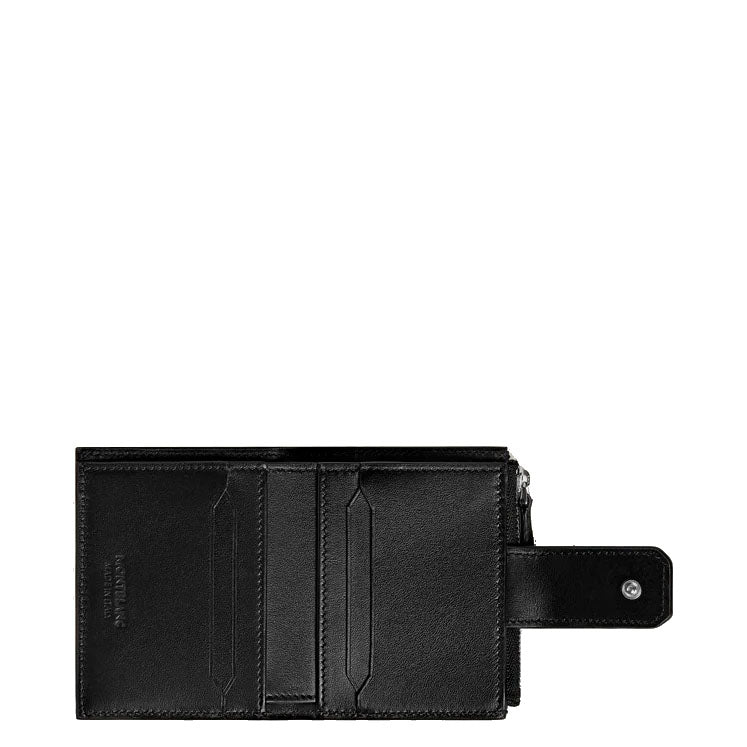Montblanc portafoglio soft mini 6 scomparti nero 198749