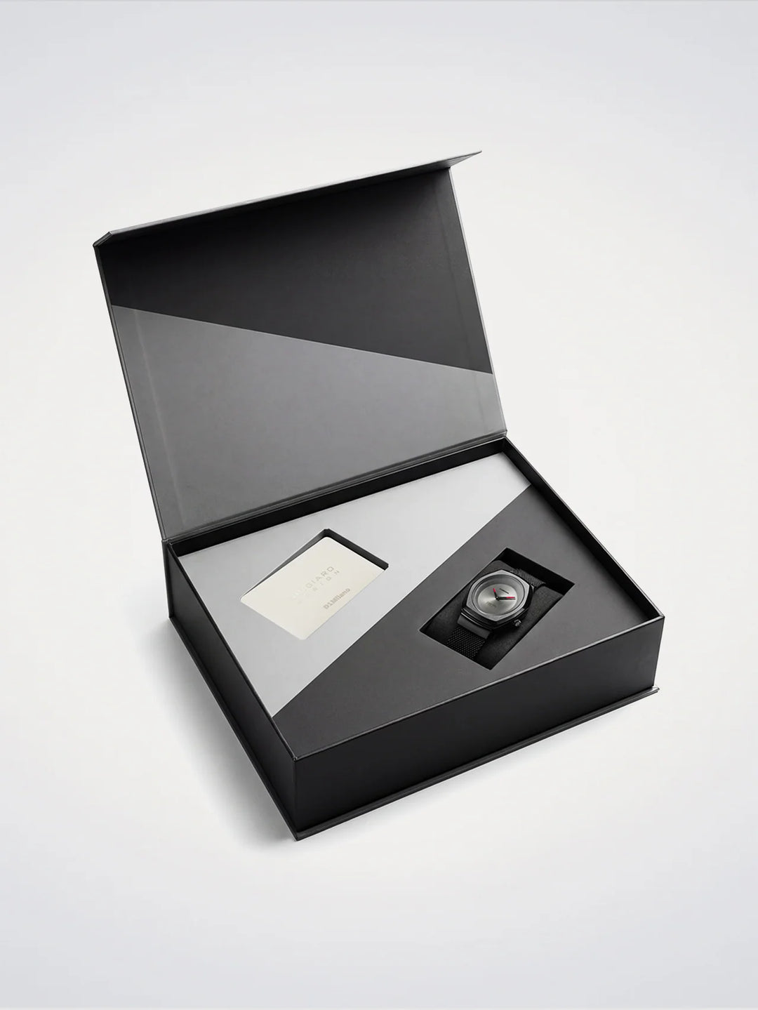 D1 Milano orologio Edizione Limitata Giugiaro Design 40mm grigio quarzo acciaio D1-IDBJ01