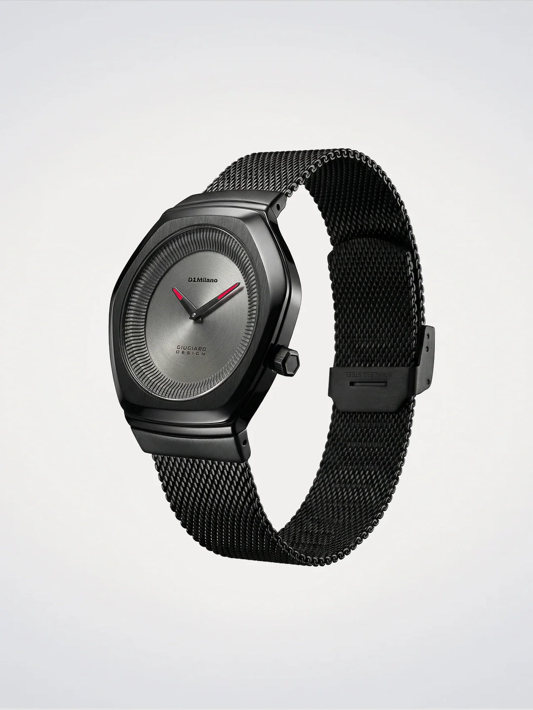 D1 Milano orologio Edizione Limitata Giugiaro Design 40mm grigio quarzo acciaio D1-IDBJ01