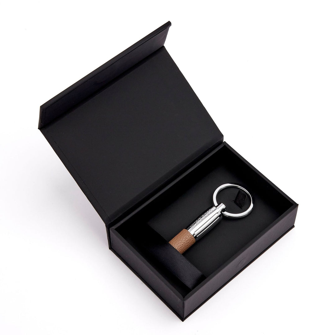 Hugo Boss Portachiavi Pure Iconic Camel HAK410X