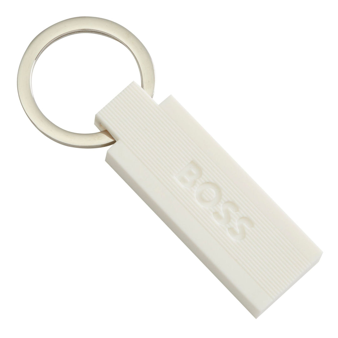 Hugo Boss Portachiavi Edge Iconic Bianco HAK421W