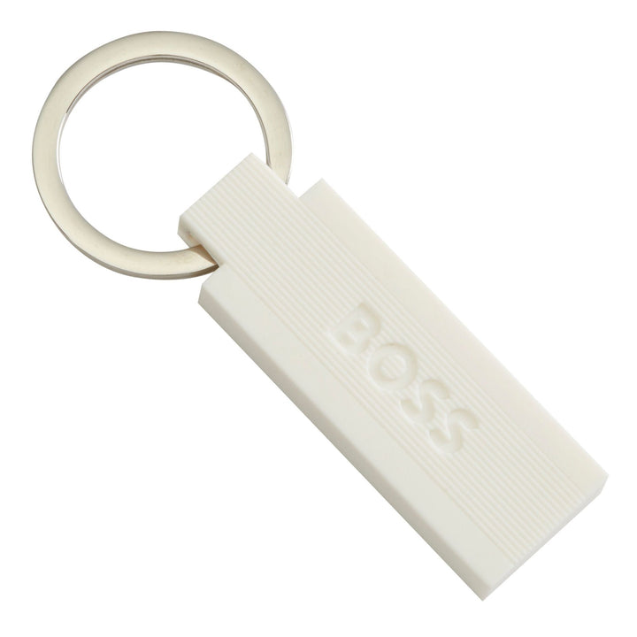Hugo Boss Portachiavi Edge Iconic Bianco HAK421W