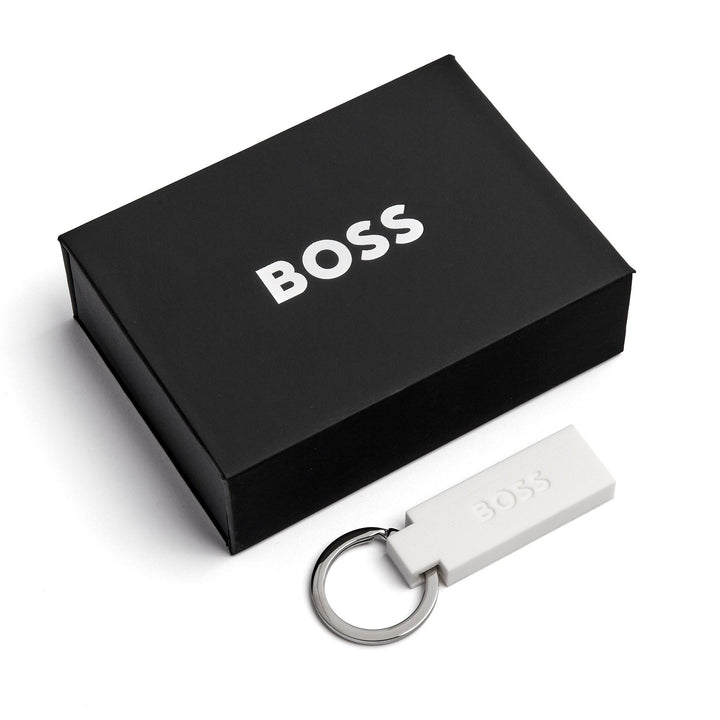 Hugo Boss Portachiavi Edge Iconic Bianco HAK421W