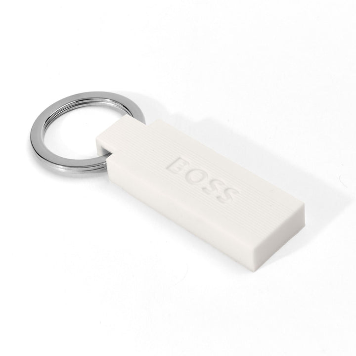 Hugo Boss Portachiavi Edge Iconic Bianco HAK421W