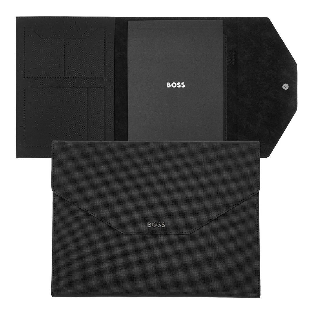 Hugo Boss Cartella A4 Rive Nero HDF414A