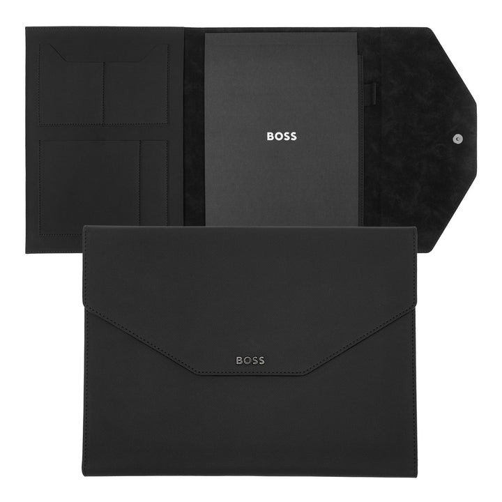 Hugo Boss Cartella A4 Rive Nero HDF414A