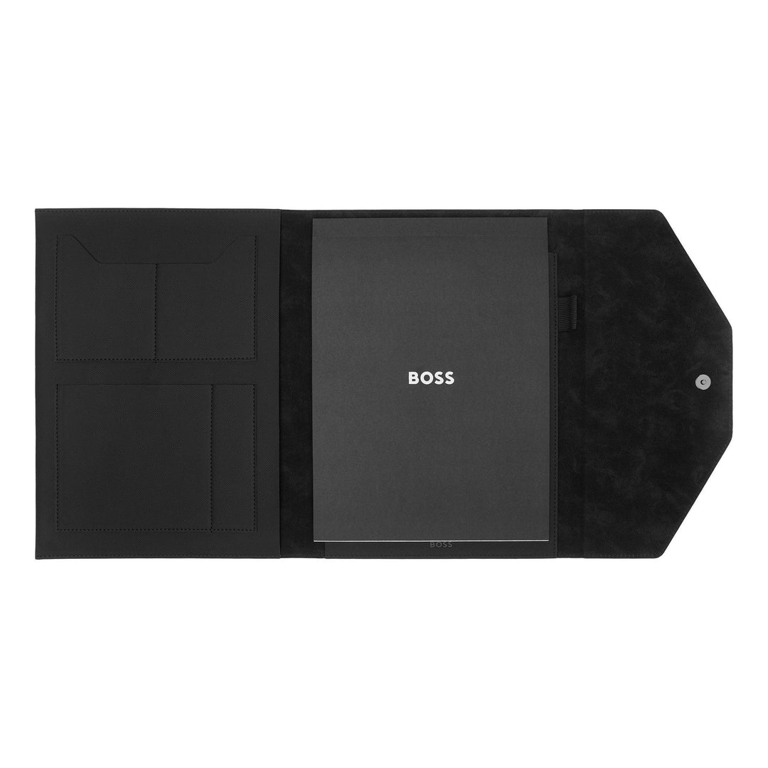 Hugo Boss Cartella A4 Rive Nero HDF414A