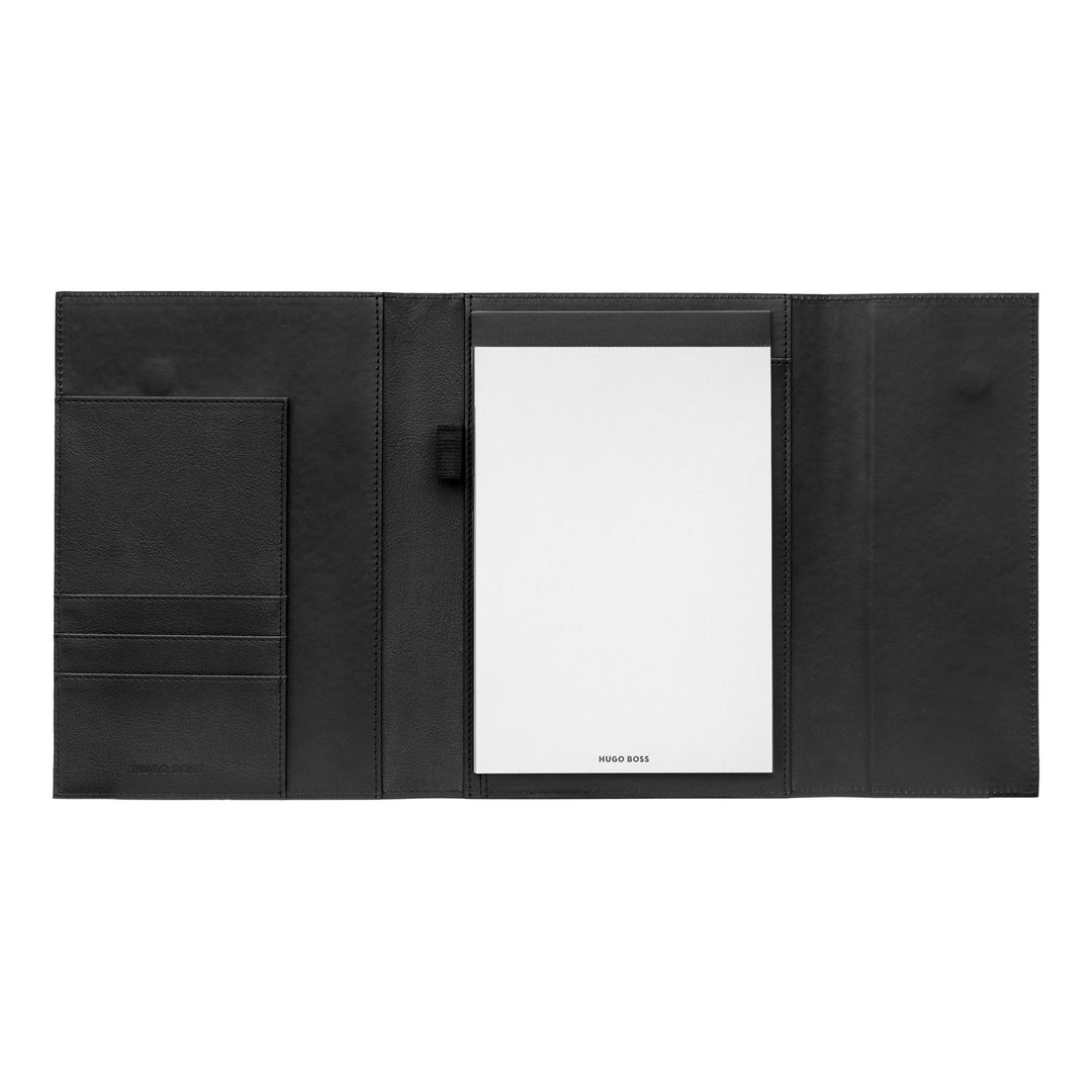 Hugo Boss Cartella A5 Pinstripe Nero HDM210A