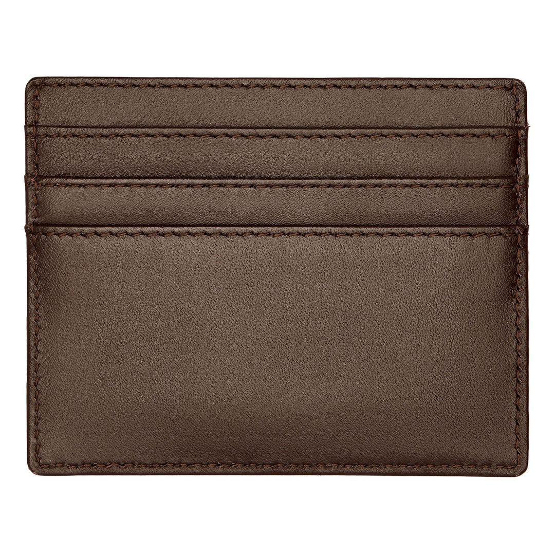 Hugo Boss Porta carte Classico Liscio Marrone HLC403Y