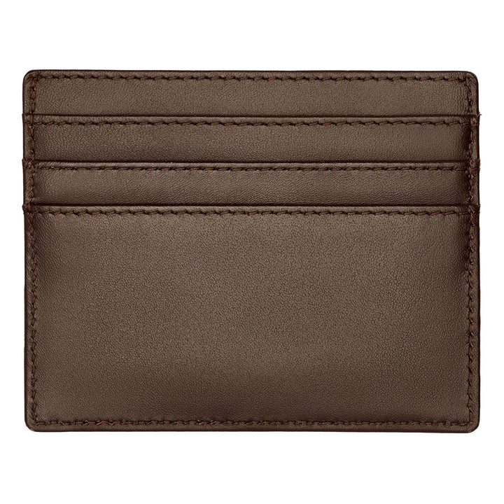 Hugo Boss Porta carte Classico Liscio Marrone HLC403Y