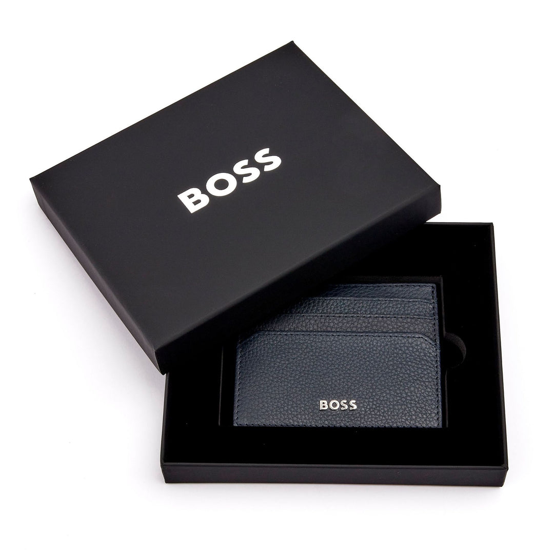 Hugo Boss Porta carte Classic Grained Navy HLC416N