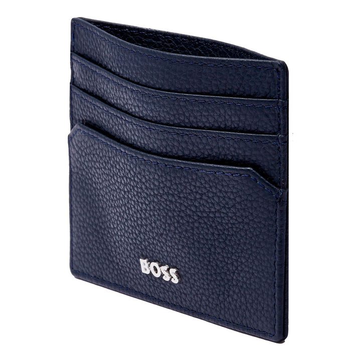 Hugo Boss Porta carte Classic Grained Navy HLC416N