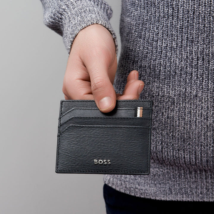 Hugo Boss Porta carte Iconic Nero HLC421A