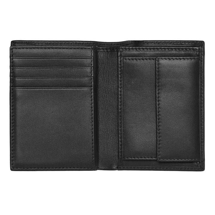 Hugo Boss Porta carte con patta e tasca porta soldi Classic Smooth Black HLG403A