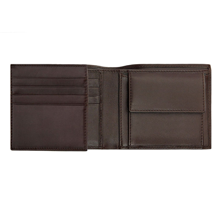 Hugo Boss Portafoglio porta soldi con patta Classico Liscio Marrone HLN403Y