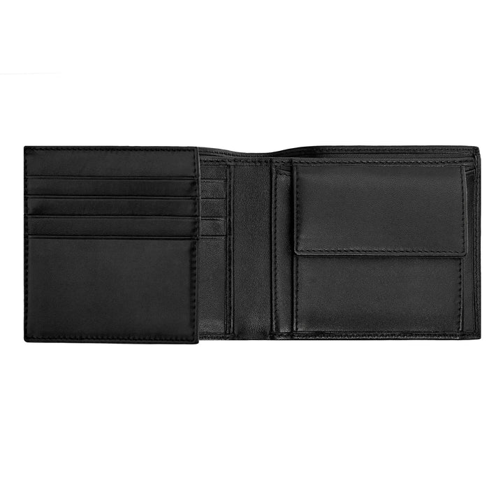 Hugo Boss Portafoglio porta soldi con patta Classic Grained Nero HLN416A