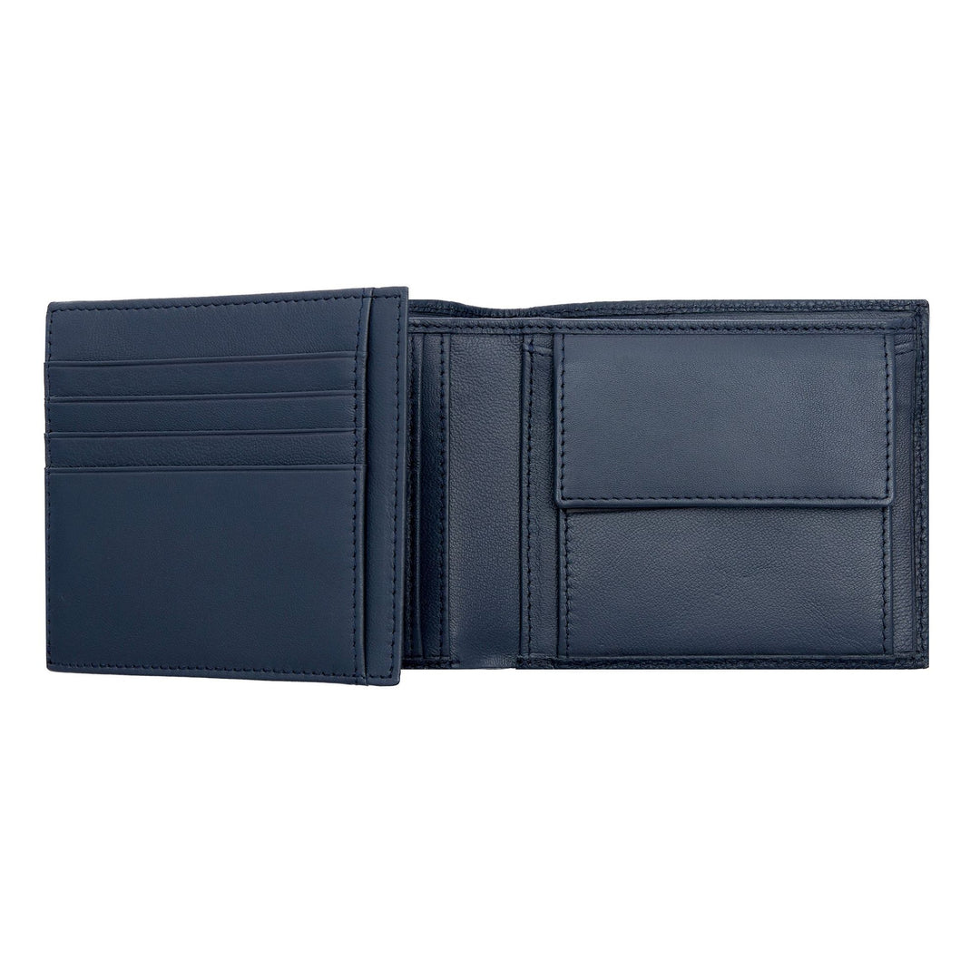 Hugo Boss Portafoglio con patta Classic Grained Navy HLN416N