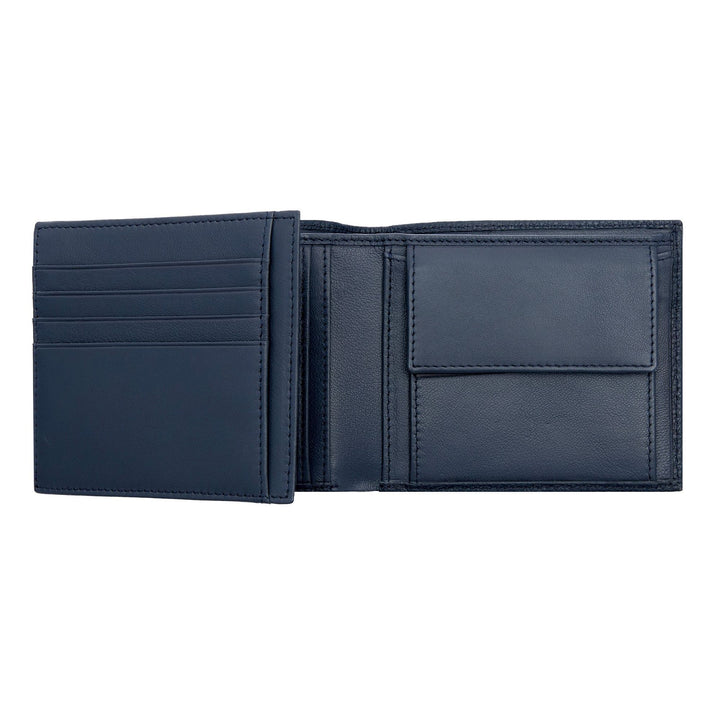 Hugo Boss Portafoglio con patta Classic Grained Navy HLN416N