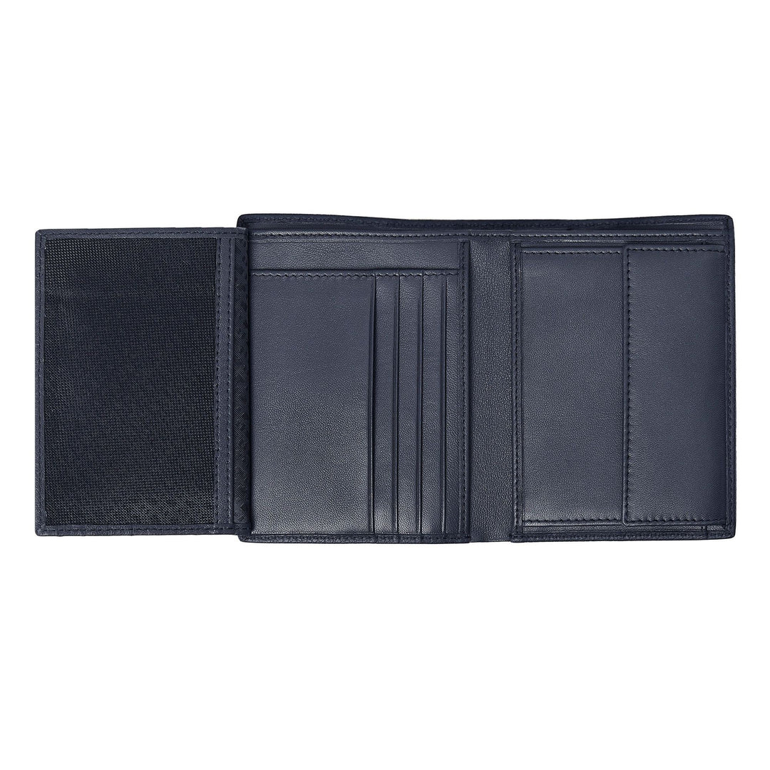 Hugo Boss Portafoglio verticale con patta Classic Granulato Navy HLO416N