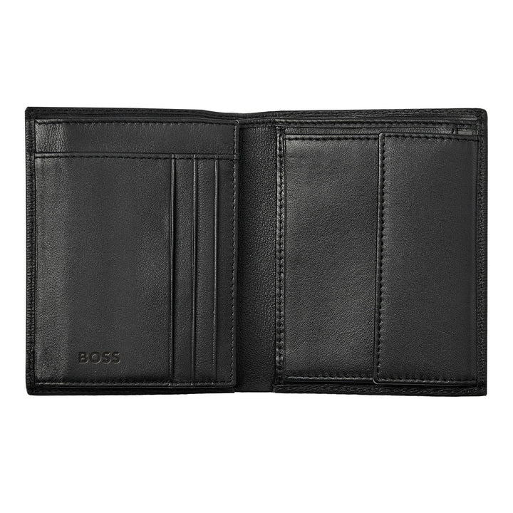 Hugo Boss Portafoglio verticale con patta Iconic Black HLO421A