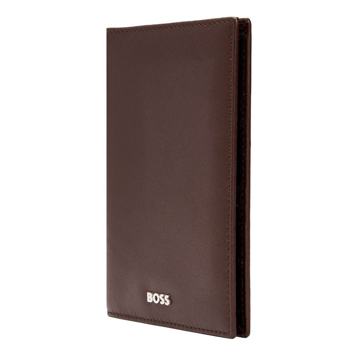 Hugo Boss Portapassaporto Classico Liscio Marrone HLP403Y