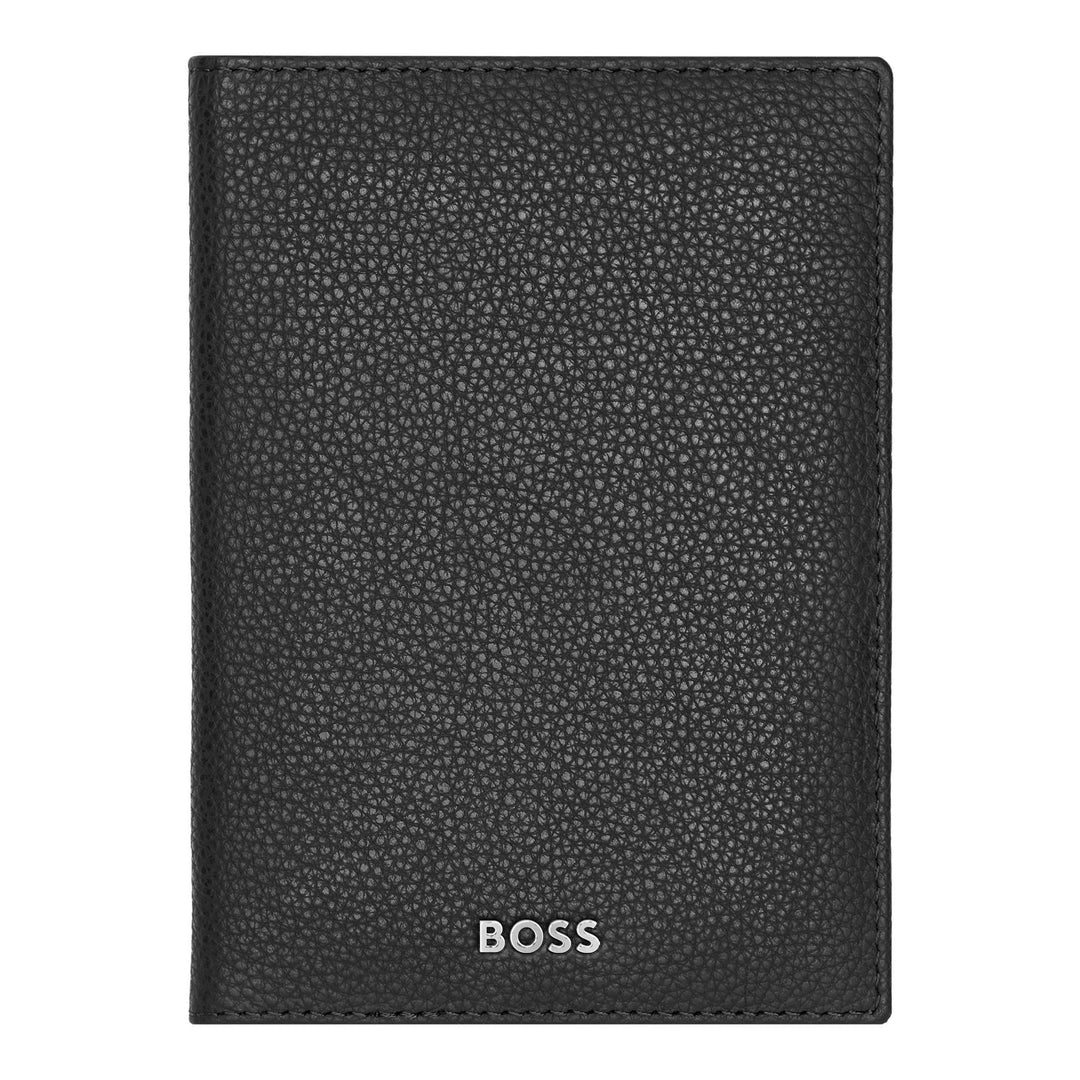 Hugo Boss Portapassaporto Classic Grained Nero HLP416A