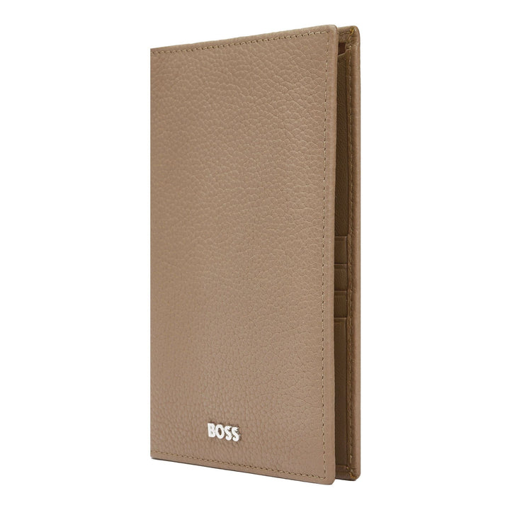 Hugo Boss Portapassaporto Classico Granato Cammello HLP416X
