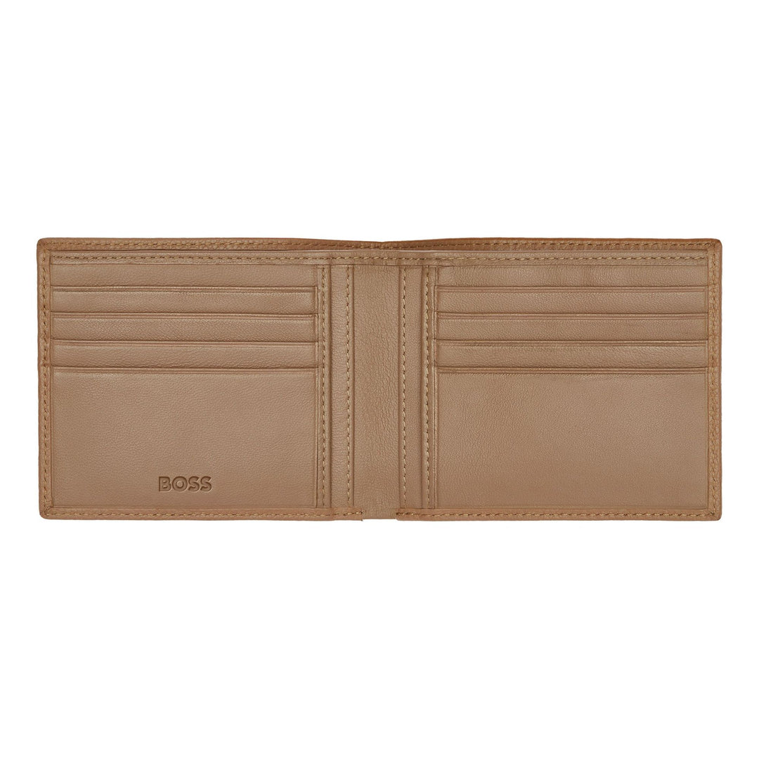 Hugo Boss Portafoglio Classico Granulato Cammello HLW416X