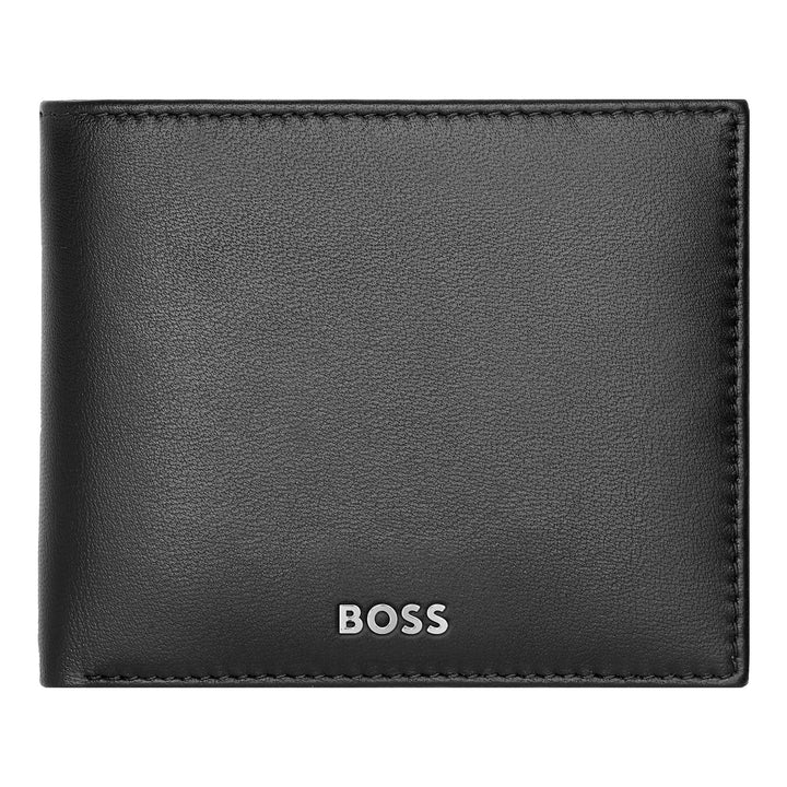Hugo Boss Portafoglio con patta Classic Smooth Nero HLY403A