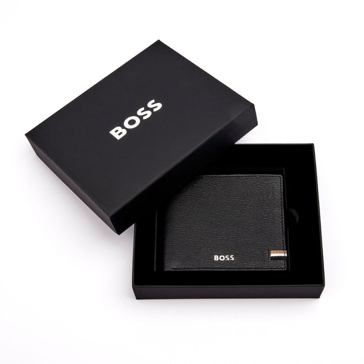 Hugo Boss Portafoglio con patta Iconic Black HLY421A
