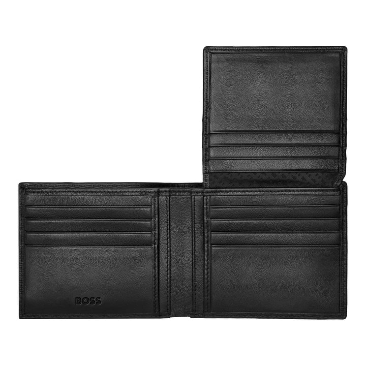 Hugo Boss Portafoglio con patta Iconic Black HLY421A