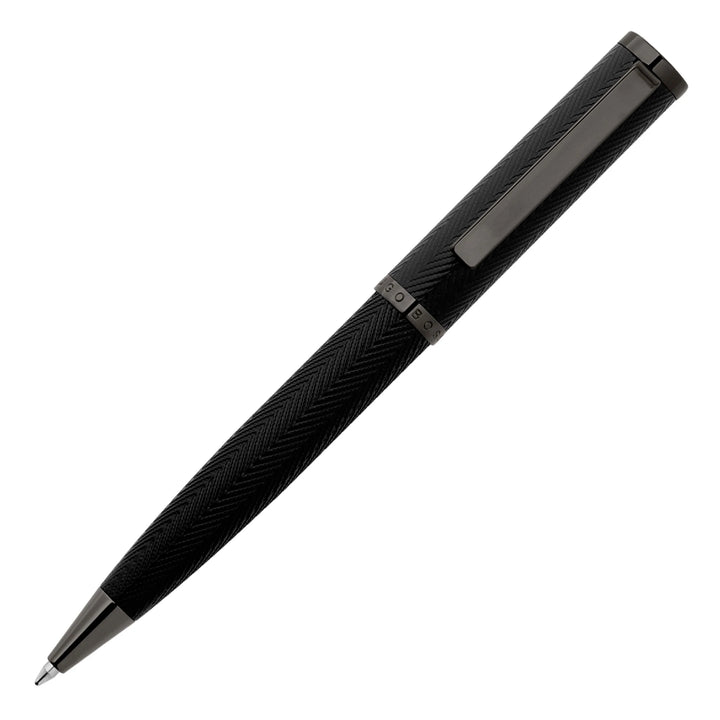 Hugo Boss Penna a sfera Formazione Herringbone Gun HSI1064D