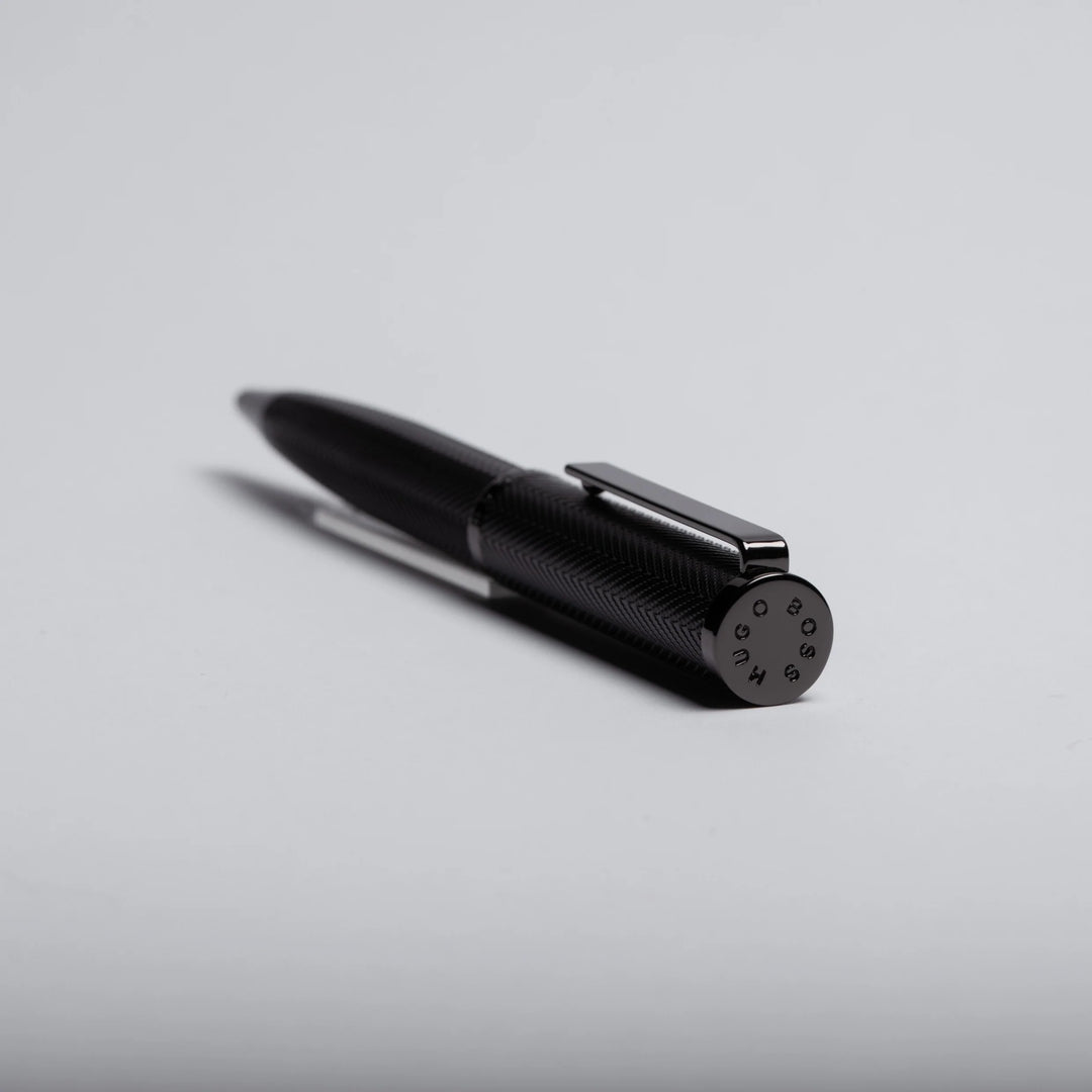 Hugo Boss Penna a sfera Formazione Herringbone Gun HSI1064D