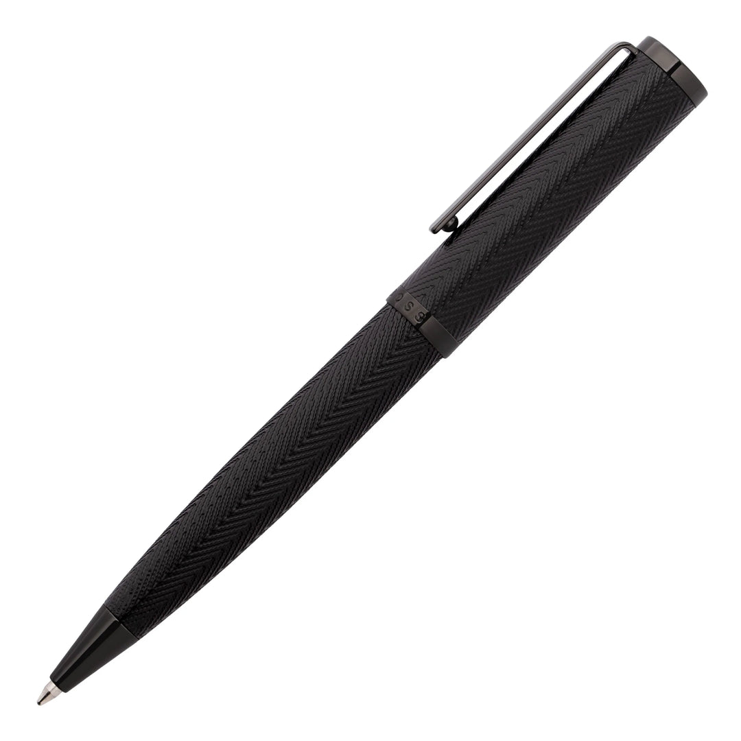 Hugo Boss Penna a sfera Formazione Herringbone Gun HSI1064D