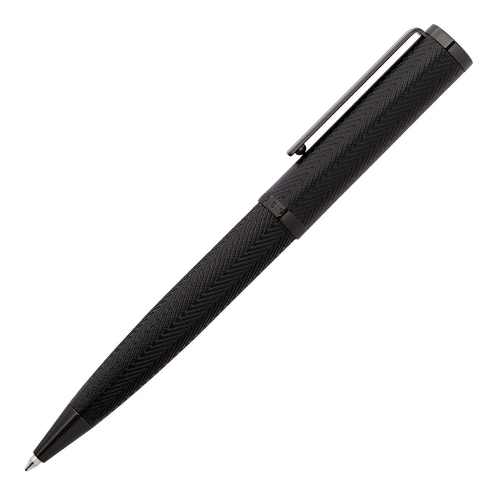 Hugo Boss Penna a sfera Formazione Herringbone Gun HSI1064D