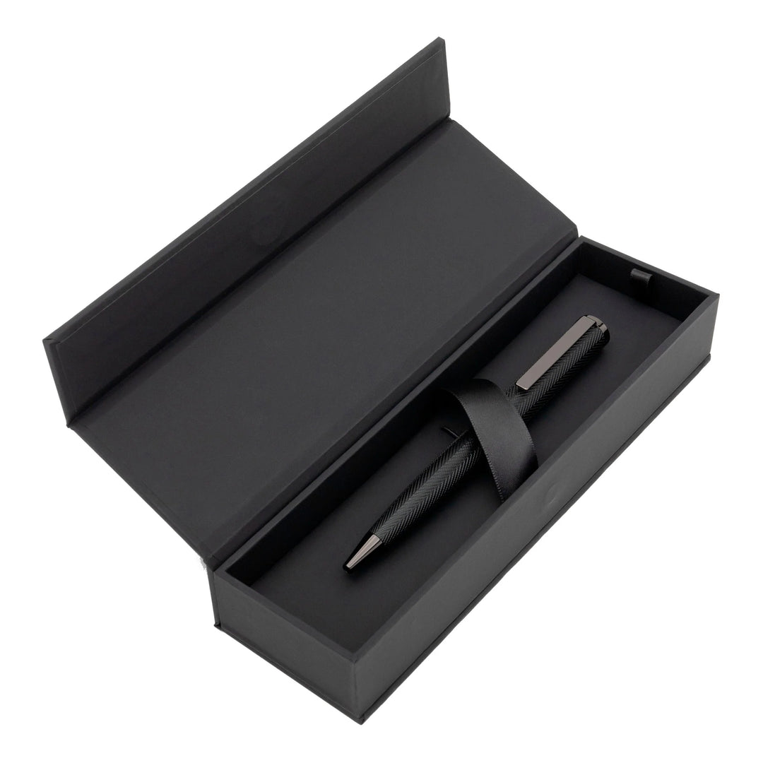 Hugo Boss Penna a sfera Formazione Herringbone Gun HSI1064D