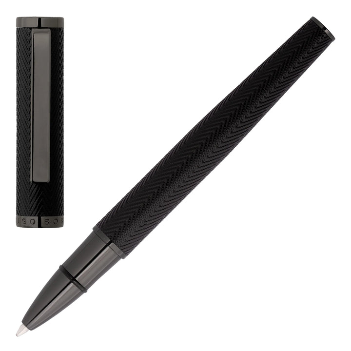 Hugo Boss Penna roller Formazione Herringbone Gun HSI1065D