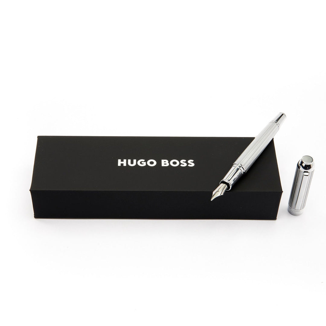 Hugo Boss Penna stilografica Elemental Silver HSI4652C